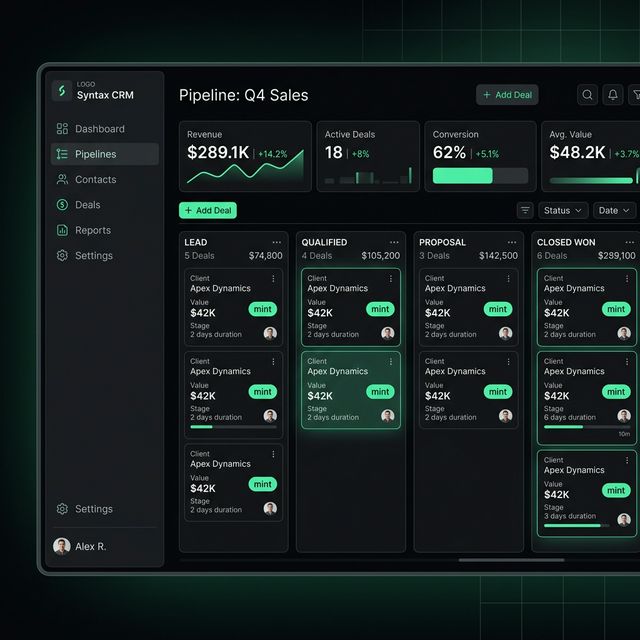 Outbound OS dashboard pipeline view